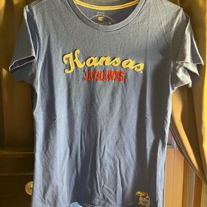 Kansas Jayhawks Women's Blue T-Shirt